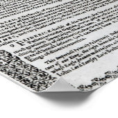 huwelijksverklaring Frederick V Poster (Hoek)