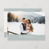 huwelijksverklaring met kerstcadeau briefkaart (Voorkant / Achterkant)