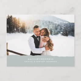 huwelijksverklaring met kerstcadeau briefkaart