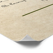 huwelijksverklaring poster (Hoek)