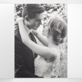 Huwelijksvernieuwing programma blauwgroen aqua vli (Binnenkant midden)