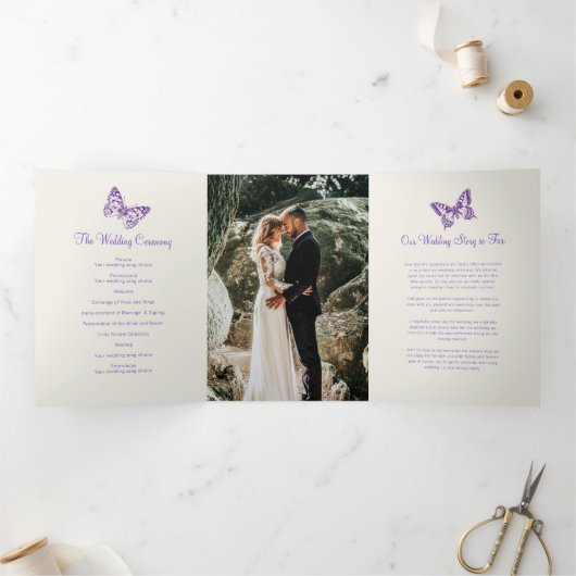 Huwelijksvernieuwing programma paarse vlinders (Binnen)