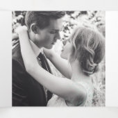 Huwelijksvernieuwing programma roze bruine vlinder (Binnenkant midden)