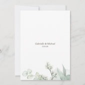 Huwelijksverontschuldigingsaankondiging Downsized  Kaart (Achterkant)