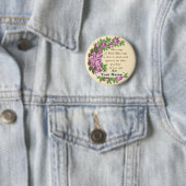 Huwelijksvers trouwspeld button (In situ)