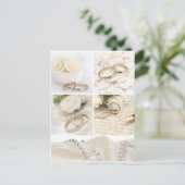 huwelijksversiering briefkaart (Staand voorkant)