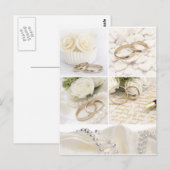 huwelijksversiering briefkaart (Voorkant / Achterkant)