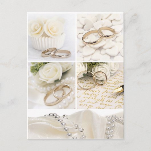 huwelijksversiering briefkaart (Voorkant)