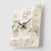 huwelijksversiering vierkante klok (Hoek)