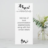 Huwelijksviering Accommodatie Kaart (Staand voorkant)