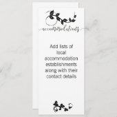 Huwelijksviering Accommodatie Kaart (Voorkant / Achterkant)