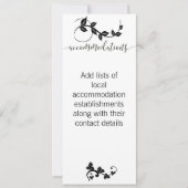 Huwelijksviering Accommodatie Kaart (Voorkant)