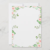 Huwelijksviering uitnodigen kaart (Achterkant)