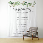 Huwelijksvolgorde van de Dag van Eucalyptusbladere Wandkleed (In situ)