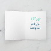 huwelijksvoordracht door dalDesignNZ Kaart (Binnen)