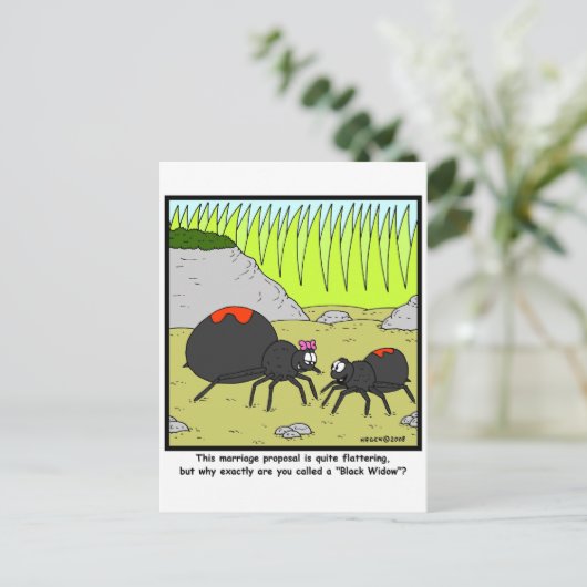 huwelijksvoorstel briefkaart (Staand voorkant)