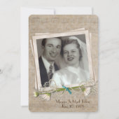 huwelijksvow - verlenging oude foto - lijst en mad kaart (Voorkant)