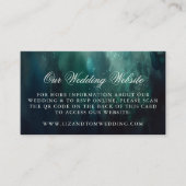 Huwelijkswebsite QR Code Enchanted Forest Bruiloft Informatiekaartje (Voorkant)