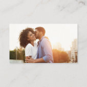 Huwelijkswebsite QR Code RSVP Periwinkle Wildflowe Informatiekaartje (Achterkant)