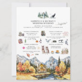 Huwelijksweekend in Seattle | Routebeschrijving Kaart (Voorkant)