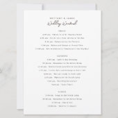 Huwelijksweekend Itinerarium Kaart (Voorkant)