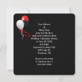 huwelijkswoordpuzzel uitnodigen kaart (Achterkant)