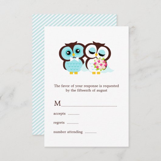 Huwelijkswuilen RSVP (Voorkant / Achterkant)