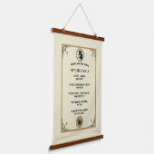 Huwelijkszegen Geschenk Hangend Wandkleed (Gebogen)