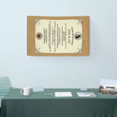 Huwelijkszegen Geschenk Spandoek (Beurs)
