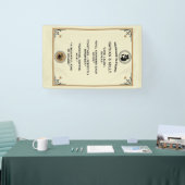 Huwelijkszegen Geschenk Spandoek (Beurs)