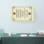 Huwelijkszegen Geschenk Spandoek (Beurs)