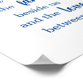 huwelijkszegen poster (Hoek)