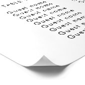 huwelijkszittingsschema poster (Hoek)