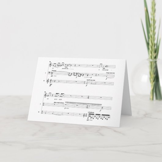 Huwuld Nyui Blank Notecard Kaart (Voorkant)