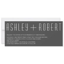 Huxley Modern Wedding Invitation