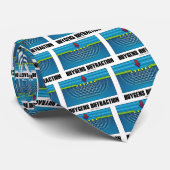 Huygenen diffractie (golftheorie) stropdas (Opgerold)