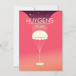 Huygens Titan-ruimte kunst Kaart