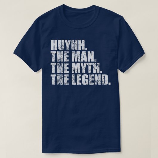 HuynhHuynh Familienaam Huynh achternaam Huynh Surn T-shirt (Design voorkant)