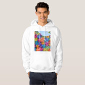 Huzhou China City Map Hoodie (Voorkant volledig)