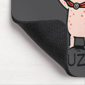 Huzzah Axolotl Knight Funny Sword Meme Quote Muismat (Hoek)