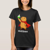 Huzzah capibara alchemist grappige drank meme nieu t-shirt (Voorkant)