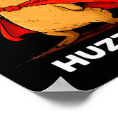 Huzzah capybara-alchemist grappige drank meme nieu poster (Hoek)