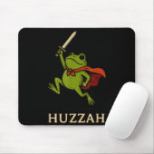 Huzzah Frog Knight Funny Sword Meme Quote  Muismat (Met muis)