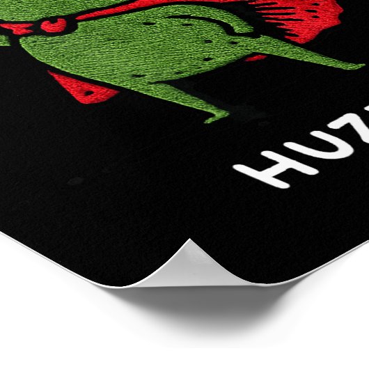 Huzzah Frog Knight Funny Sword Meme Quote Poster (Hoek)