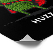 Huzzah Frog Knight Funny Sword Meme Quote Poster (Hoek)