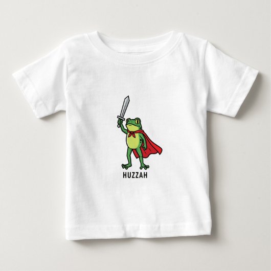 Huzzah Frog Knight Grappig Zwaard Meme Quote (Voorkant)