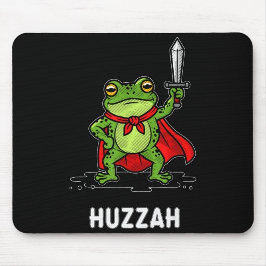 Huzzah Frog  Muismat (Voorkant)