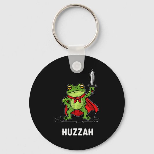 Huzzah Frog Sleutelhanger (Voorkant)