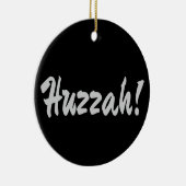 Huzzah, hurrah keramisch ornament (Rechts)