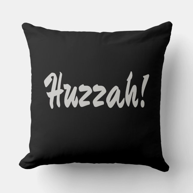 Huzzah, hurrah kussen (Voorkant)